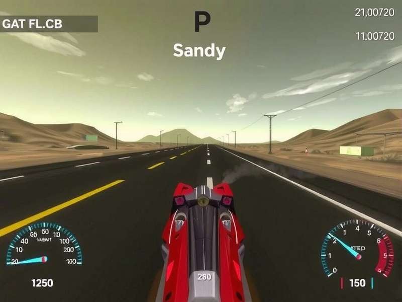 Sandy Speed Demon Gameplay Screenshot